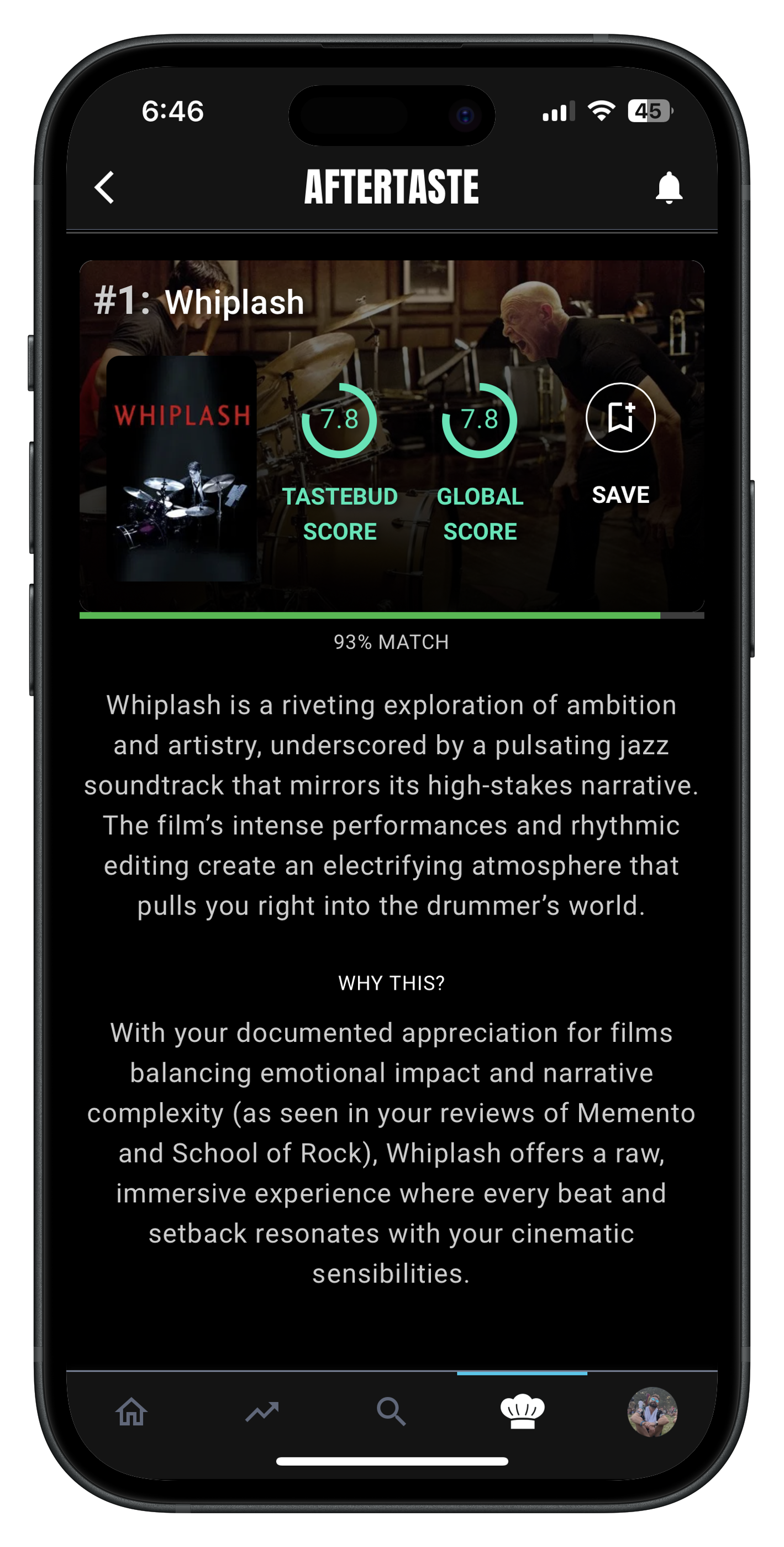 Chef personalized movie and TV recommendations with reasons